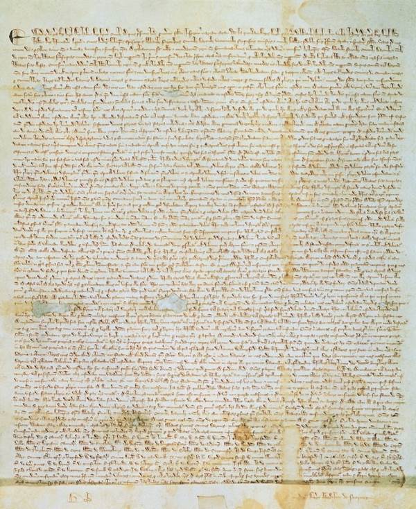 Magna Carta Libertatum, Byk zgrlkler Szlemesi, Magna Karta